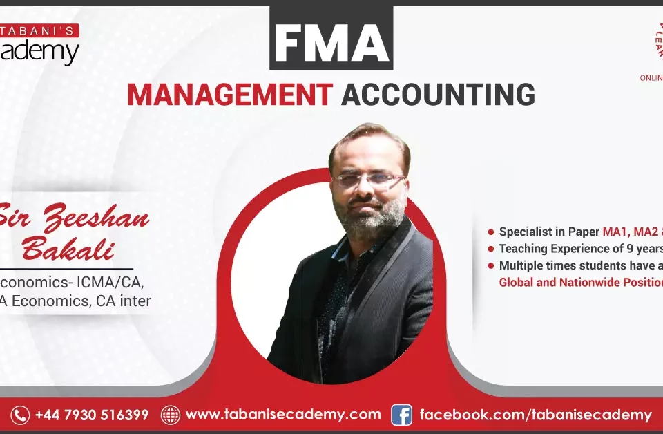 FMA | Management Accounting ACCA Course - Illustrating Financial Management Concepts