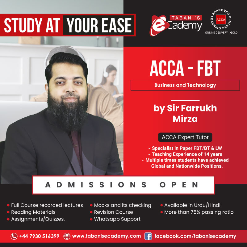 FBT | Business and Technology | Urdu / Hindi Course by Sir Farrukh Mirza