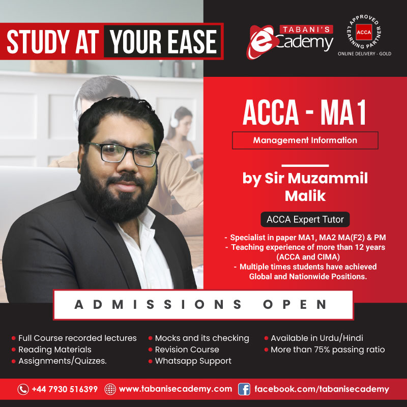 MA1 | Management Information (Urdu) Course by Muzamil Malik