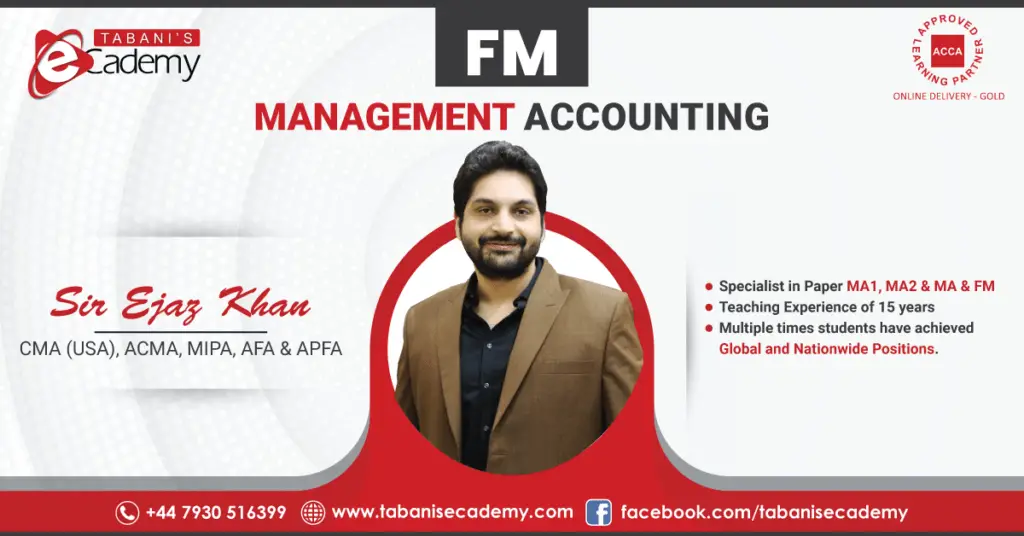 FMI F9 Financial Management by Ejaz Khan