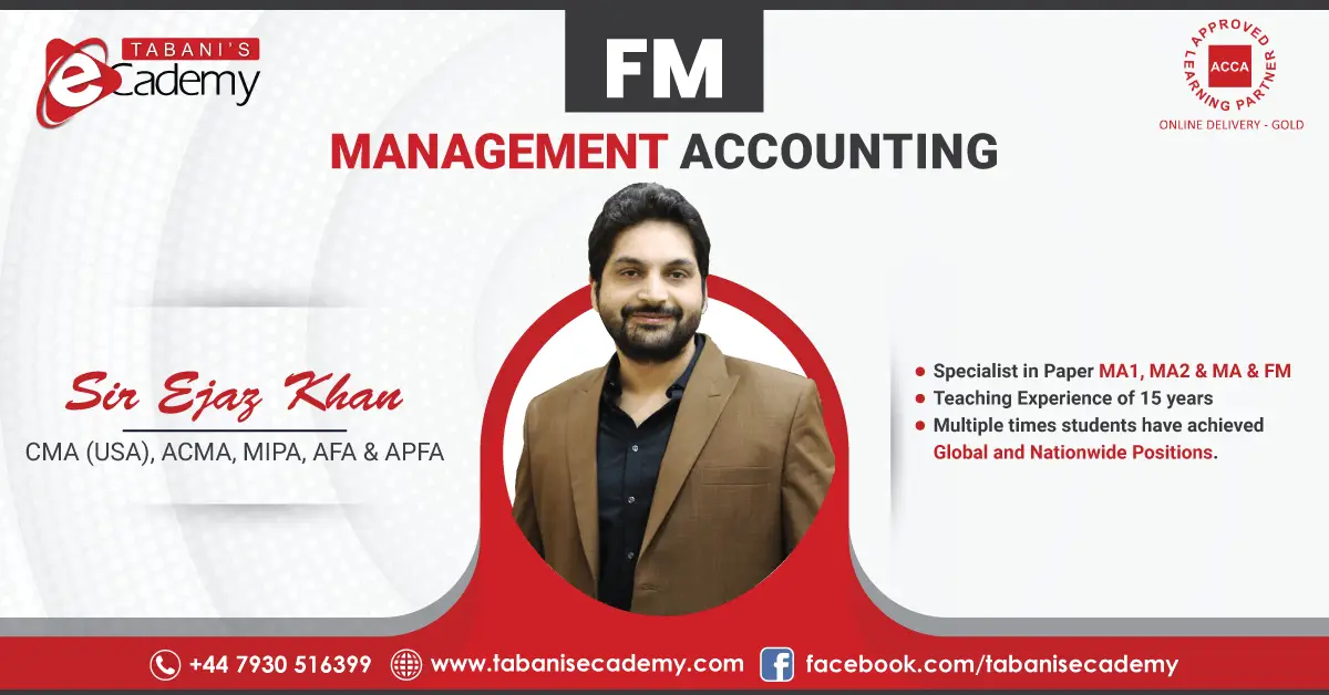 FMI F9 Financial Management by Ejaz Khan