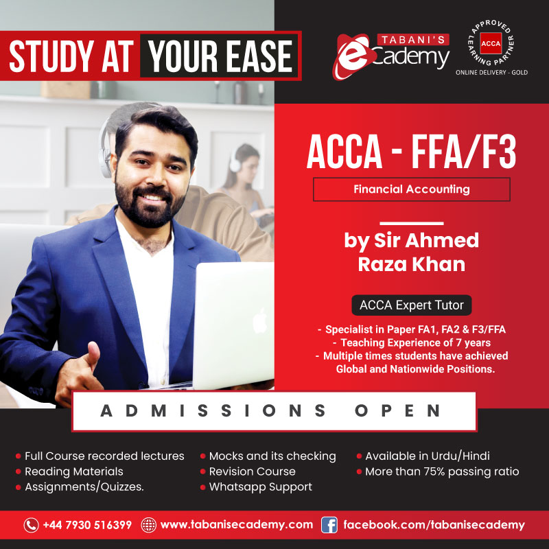 FFA | F3 | Financial Accounting Course by ARK (Urdu / Hindi)